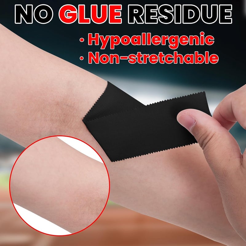 NUITPY 6 Pack Athletic Tape, Black Sports Tape, Easy Tear Wrist Tape, Strong Adhesion Tapes for Boxing, Gymnastics, Hockey, Soccer, Lacrosse and First Aid - Image 5